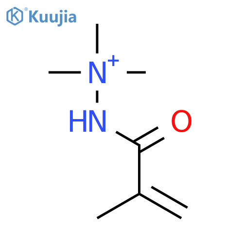 Hydrazinium, 1,1,1-trimethyl-2-(2-methyl-1-oxo-2-propenyl)- structure