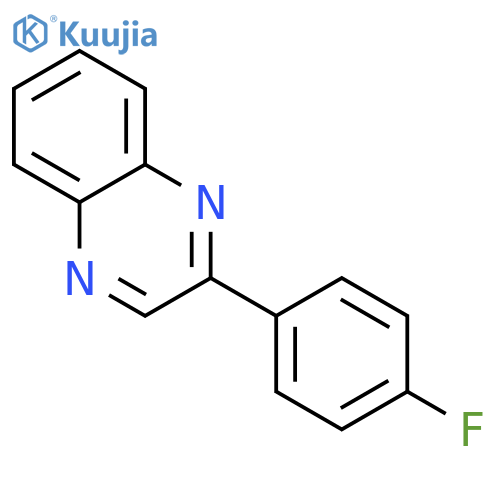 2-(4-fluorophenyl)-Quinoxaline structure