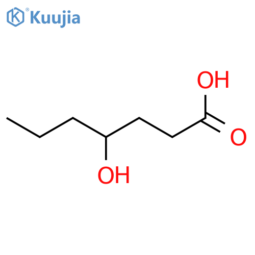 4-hydroxyheptanoic acid structure