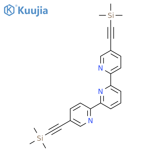 2,2':6',2''-Terpyridine, 5,5''-bis[(trimethylsilyl)ethynyl]- structure