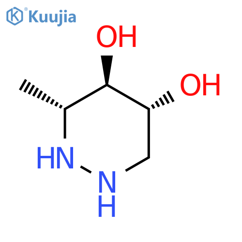 4,5-Pyridazinediol, hexahydro-3-methyl-, (3R,4R,5R)- (9CI); structure