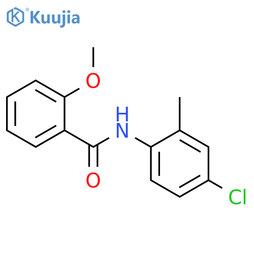 N-(4-chloro-2-methylphenyl)-2-methoxybenzamide structure