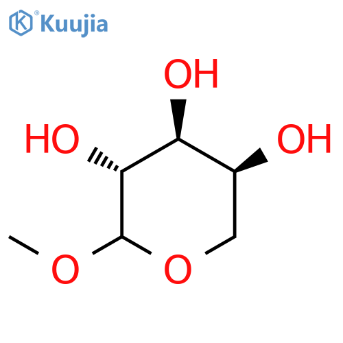 L-ARABINOPYRANOSIDE, METHYL structure