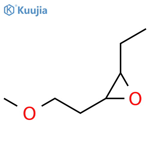 Oxirane,  2-ethyl-3-(2-methoxyethyl)- structure