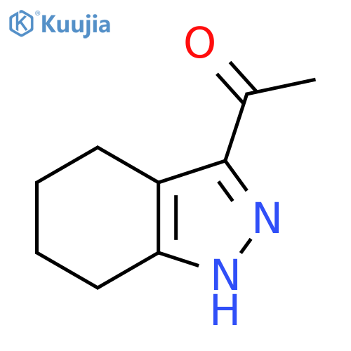 1-(4,5,6,7-tetrahydro-1H-indazol-3-yl)ethan-1-one structure
