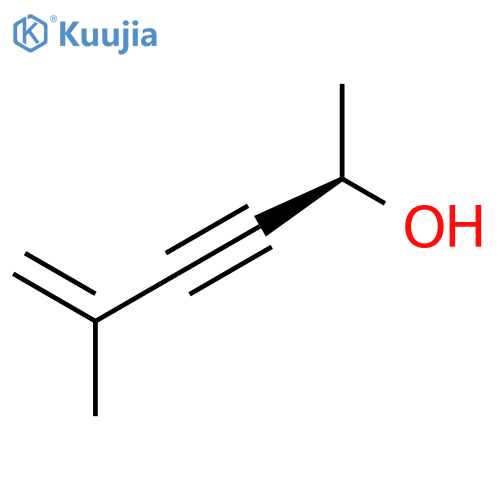 5-HEXEN-3-YN-2-OL, 5-METHYL-, (2R)- structure