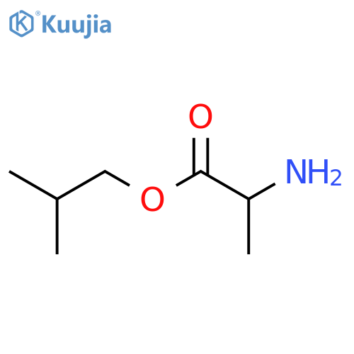 2-methylpropyl (2S)-2-aminopropanoate structure