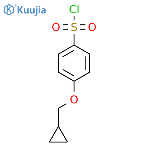 4-Cyclopropylmethoxy-benzenesulfonyl chloride structure