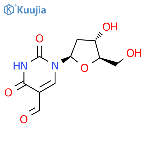 1-((2R,4S,5R)-4-Hydroxy-5-(hydroxymethyl)tetrahydrofuran-2-yl)-2,4-dioxo-1,2,3,4-tetrahydropyrimidine-5-carbaldehyde structure