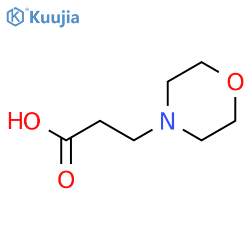 3-Morpholinopropanoic acid structure