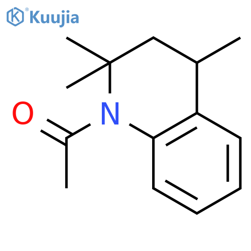 QUINOLINE, 1-ACETYL-1,2,3,4-TETRAHYDRO-2,2,4-TRIMETHYL- structure
