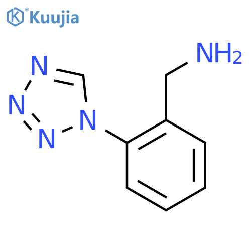 2-(1-Tetrazolyl)benzylamine structure