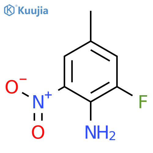 2-fluoro-4-methyl-6-nitroaniline structure