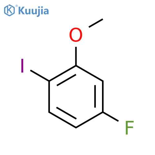 4-Fluoro-1-iodo-2-methoxybenzene structure
