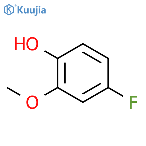 4-Fluoro-2-methoxyphenol structure
