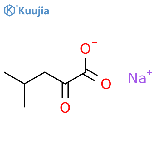 4-Methyl-2-oxovaleric Acid Sodium Salt structure