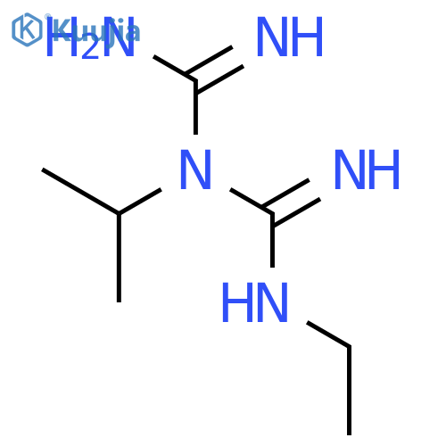 IMIDODICARBONIMIDIC DIAMIDE, N-ETHYL-N'-(1-METHYLETHYL)- structure