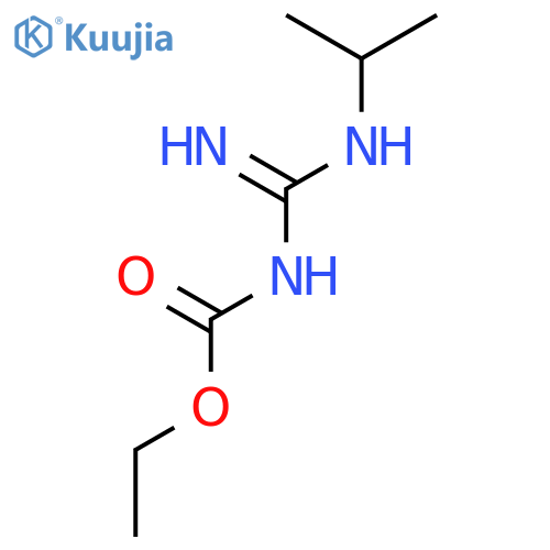 Carbamic acid, [imino[(1-methylethyl)amino]methyl]-, ethyl ester structure