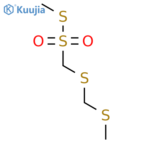 METHANESULFONOTHIOIC ACID, [[(METHYLTHIO)METHYL]THIO]-, S-METHYL ESTER structure
