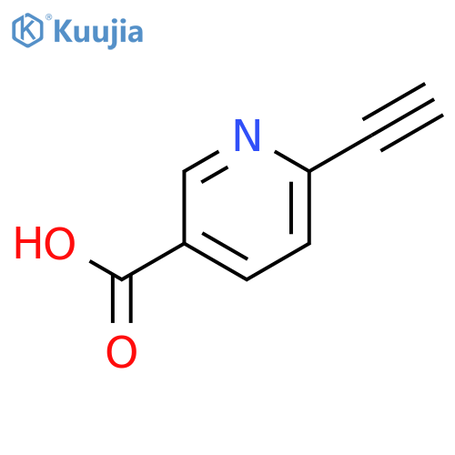6-ethynylpyridine-3-carboxylic acid structure
