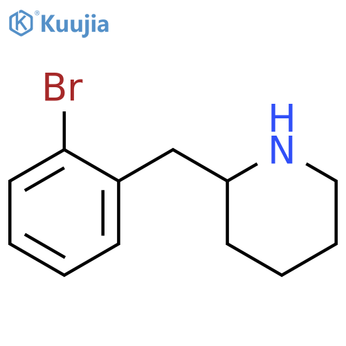 2-(2-bromophenyl)methylpiperidine structure