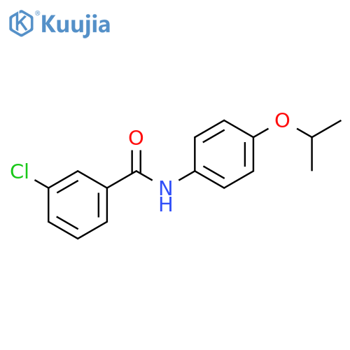 3-chloro-N-4-(propan-2-yloxy)phenylbenzamide structure