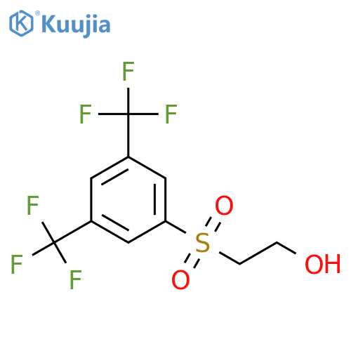 2-[3,5-bis(trifluoromethyl)phenyl]sulfonylethanol structure