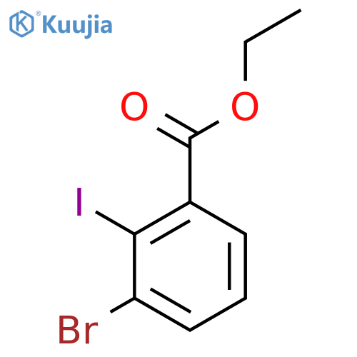 BENZOIC ACID, 3-BROMO-2-IODO-, ETHYL ESTER structure