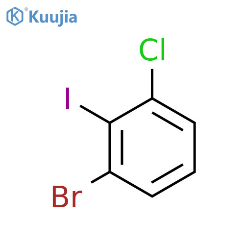 1-Bromo-3-chloro-2-iodobenzene structure