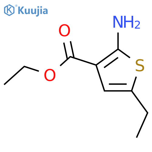 Ethyl 2-Amino-5-ethylthiophene-3-carboxylate structure
