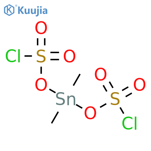 STANNANE, BIS[(CHLOROSULFONYL)OXY]DIMETHYL- structure