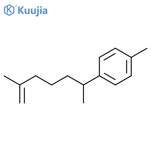Benzene, 1-(1,5-dimethyl-5-hexenyl)-4-methyl- structure
