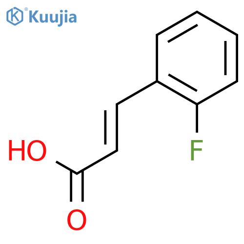 2-Fluorocinnamic acid structure