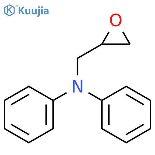 Oxiranemethanamine, N,N-diphenyl- structure