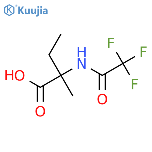 2-Methyl-2-(trifluoroacetamido)butanoic acid structure