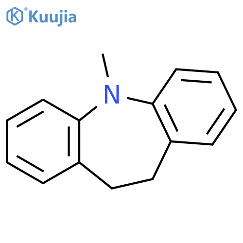 5-Methyl-10,11-dihydro-5H-dibenzo[b,f]azepine structure