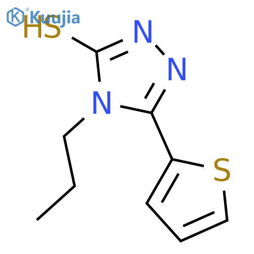 4-Propyl-5-(thiophen-2-yl)-4H-1,2,4-triazole-3-thiol structure