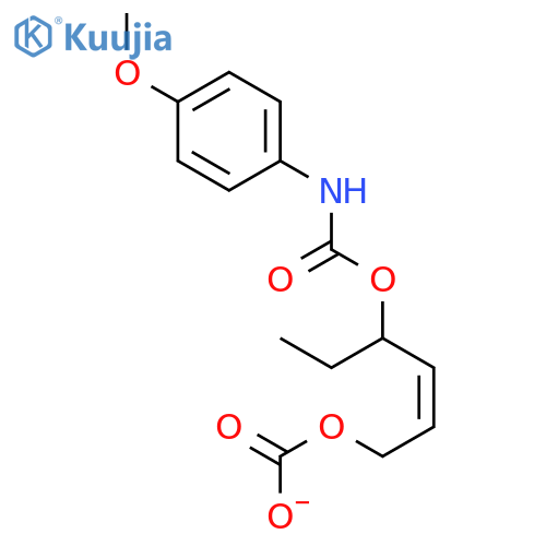 CARBONIC ACID, ETHYL(2Z)-4-[[[(4-METHOXYPHENYL)AMINO]CARBONYL]OXY]-2-BUTENYL ESTER structure