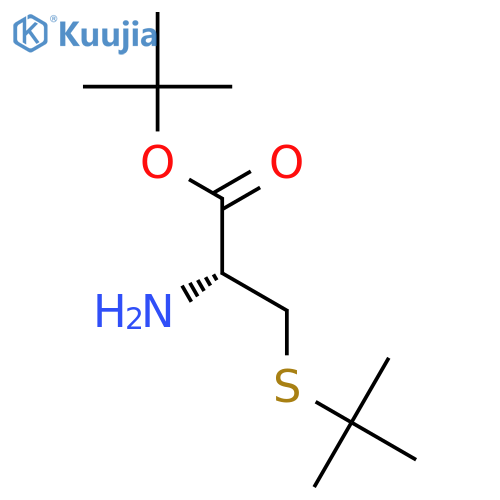L-Cysteine, S-(1,1-dimethylethyl)-, 1,1-dimethylethyl ester structure