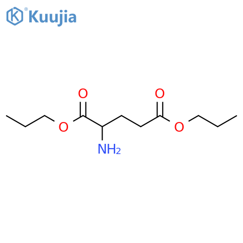 L-Glutamic acid, dipropyl ester structure