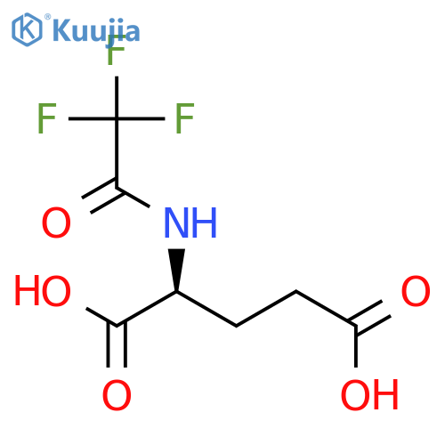 N-(Trifluoroacetyl)-L-glutamic acid structure
