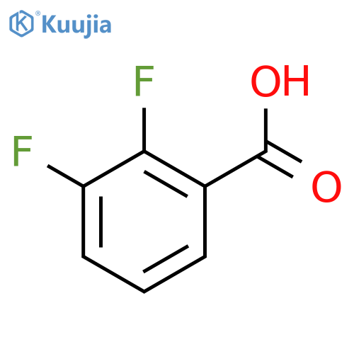 2,3-Difluorobenzoic acid structure