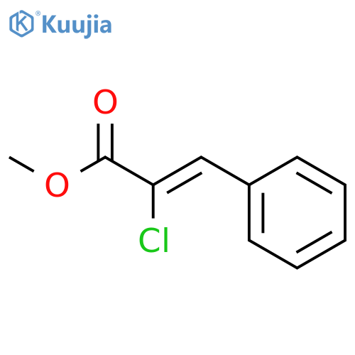 2-PROPENOIC ACID, 2-CHLORO-3-PHENYL-, METHYL ESTER structure