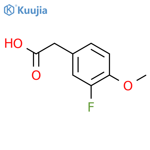 2-(3-fluoro-4-methoxyphenyl)acetic acid structure