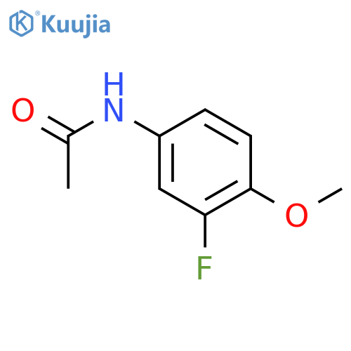 N-(3-fluoro-4-methoxyphenyl)acetamide structure