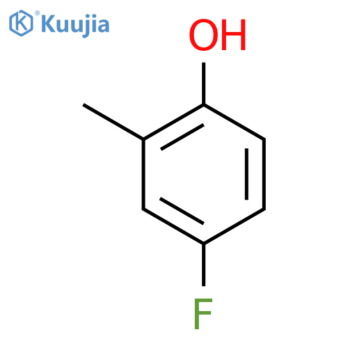 4-Fluoro-2-methylphenol structure
