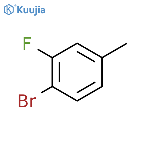 1-bromo-2-fluoro-4-methyl-benzene structure