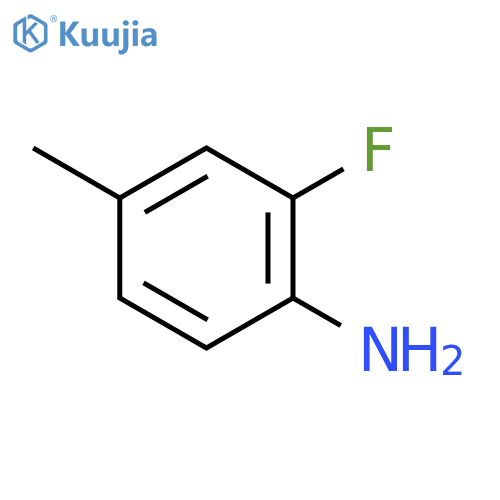 2-Fluoro-4-methylaniline structure