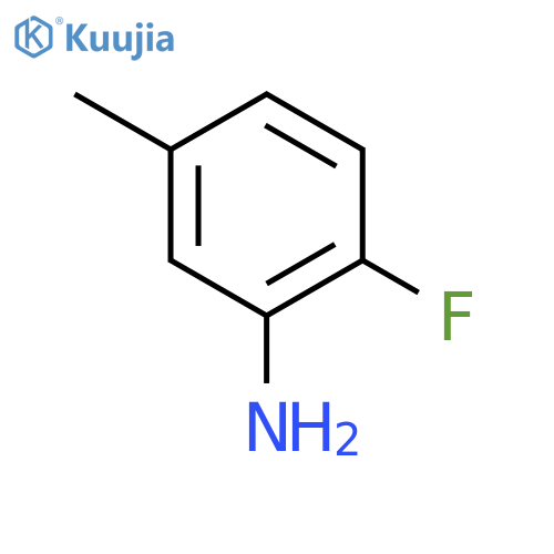 2-fluoro-5-methylaniline structure