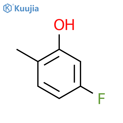 5-Fluoro-2-methylphenol structure